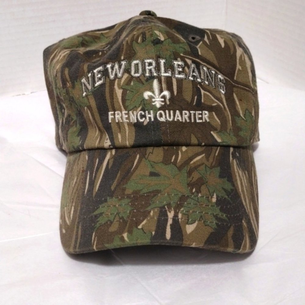 New Orleans Novelty Hat Ball Cap Camouflage